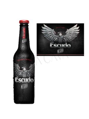 Cerveza Escudo Negra Botella 355cc