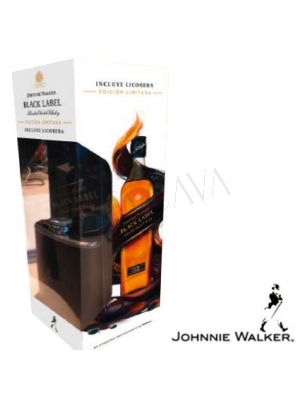 Johnnie Walker Etiqueta Negra con Licorera Regalo 